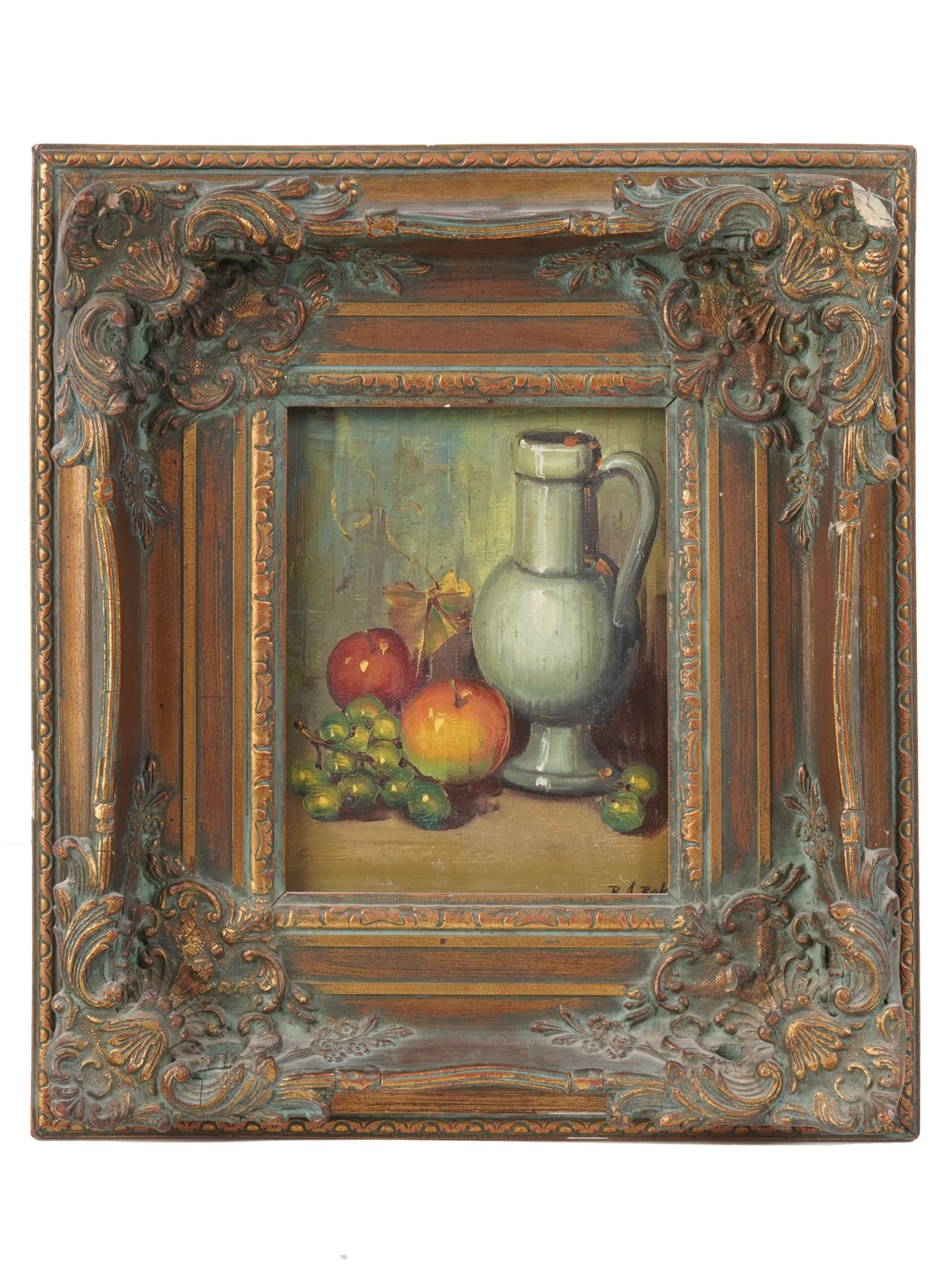 AMERICAN PAINTING STILL LIFE SIGNED BOB J BAKER PIC-0